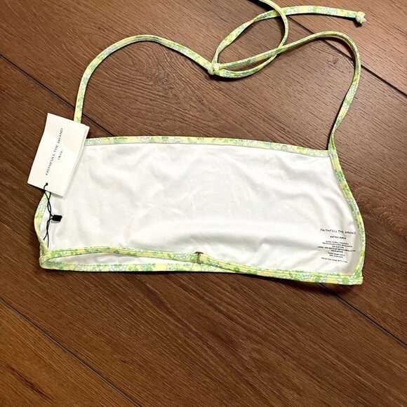 Faithfull the Brand NWT Isa Bikini Top Cremona Floral Print  (Sz XL) - Picture 8 of 9